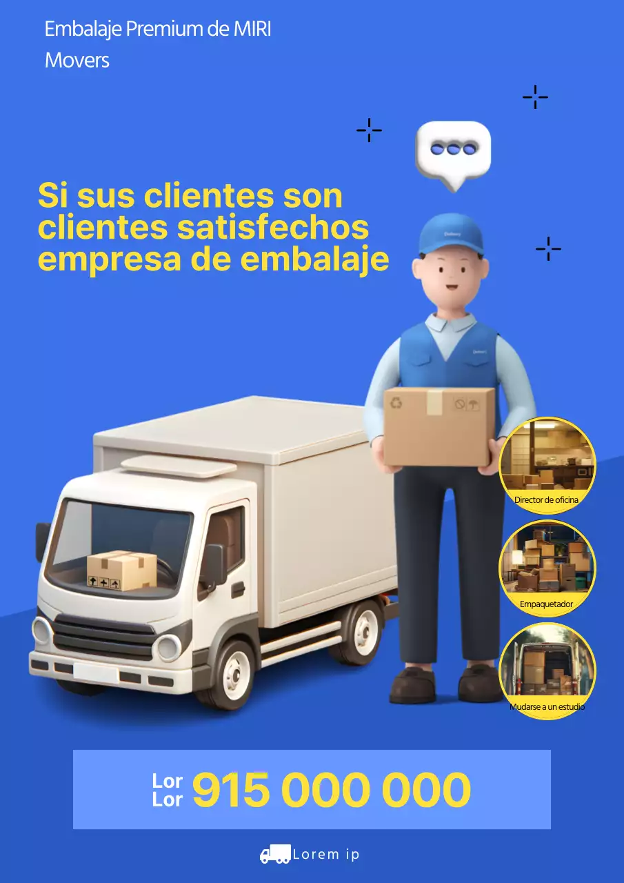 Promover las mudanzas azules y amarillas