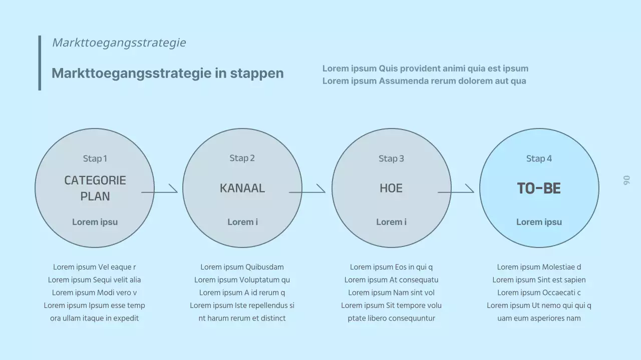 Eenvoudig marktonderzoeksrapport over voedingsmiddelen in zwart, wit en lichtblauw