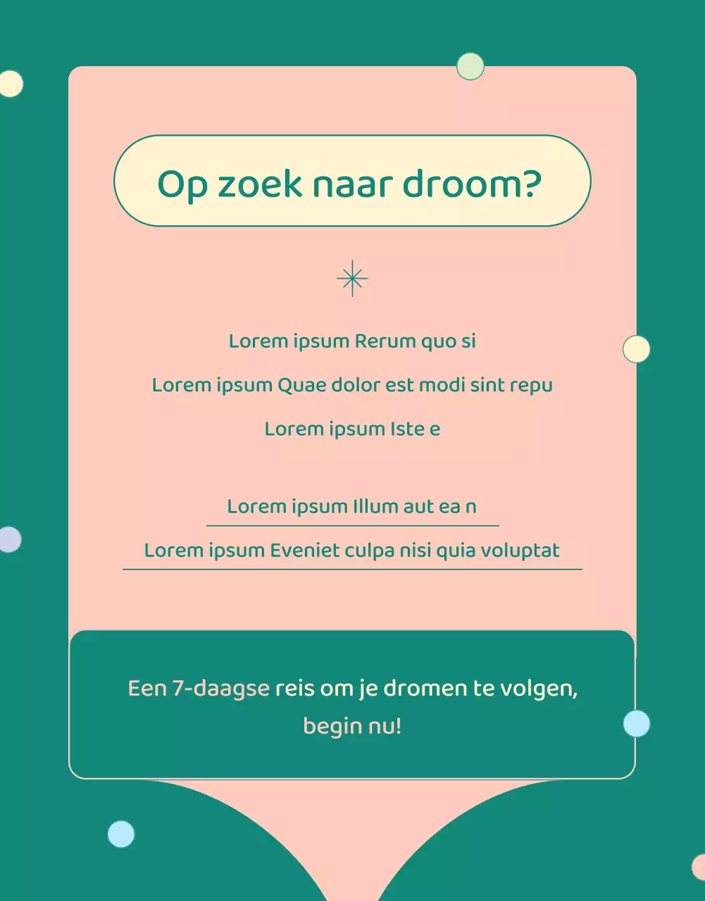 Een leuke roze en groene carrièrebeurs voor jongeren promoten