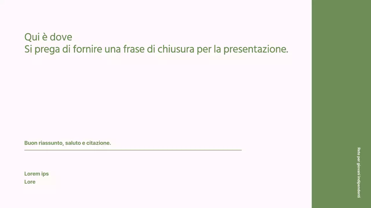 Rapporti semplici, verdi e rosa per le ONG