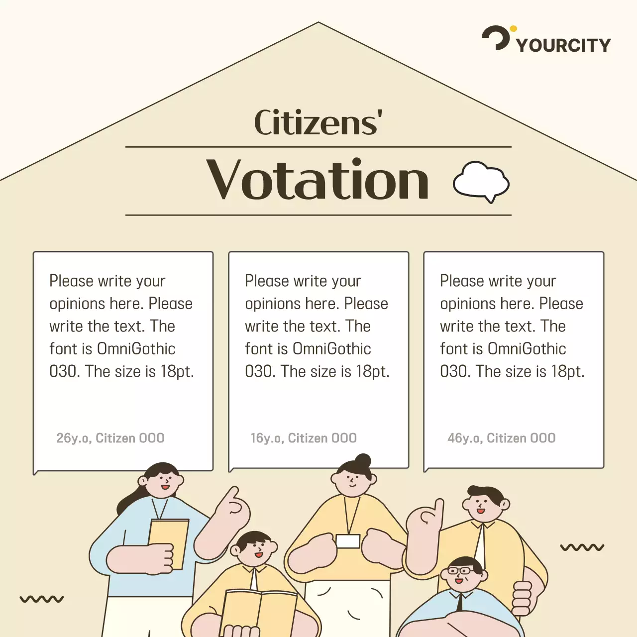 Beige Modern Policy Announcement Instagram Carousel