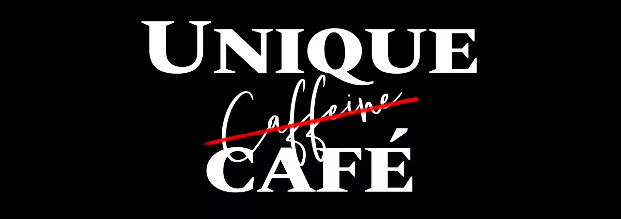 Pour la promotion d'un café avec un concept de lettrage