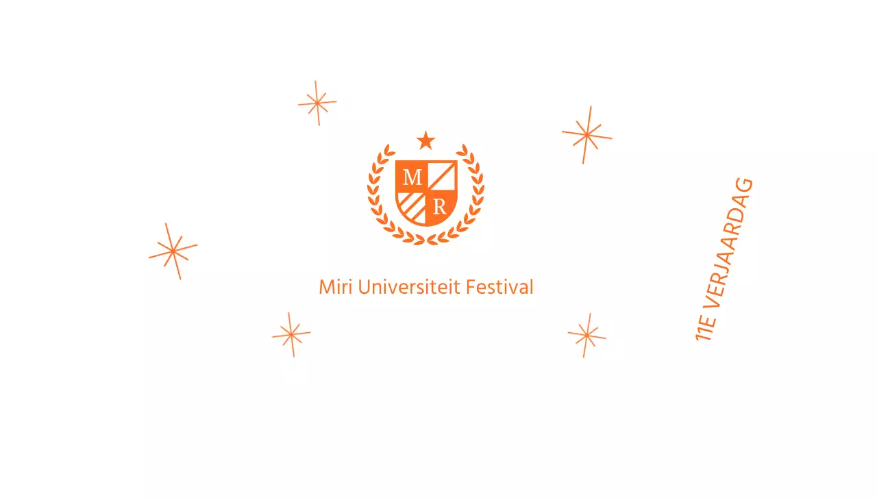 Schoolfeest met schoollogo met laurier en glitter