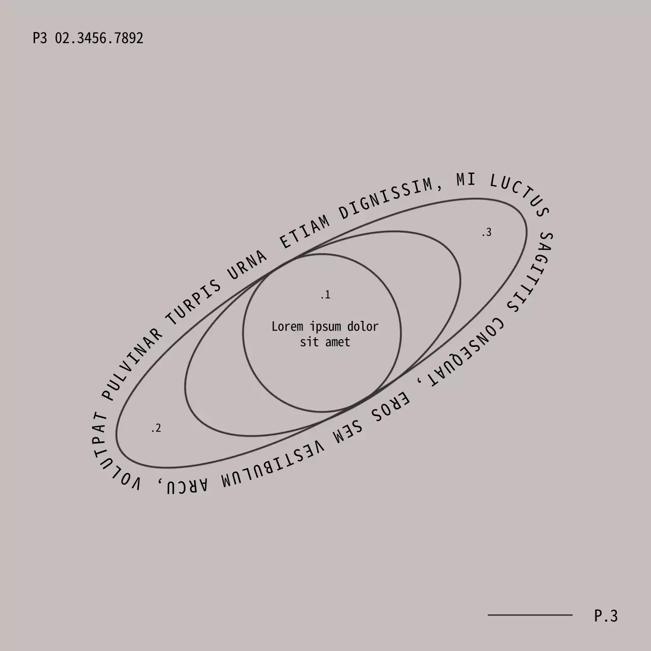 Avviso minimale multiuso grigio e nero