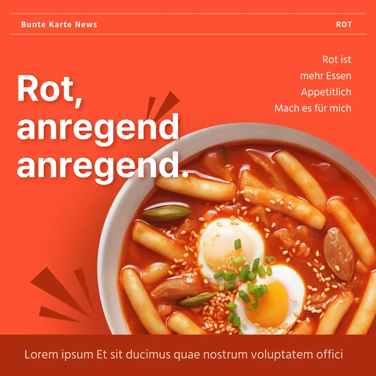 Ein einfaches, farbenfrohes Titelbild für soziale Medien mit Schwarz und Regenbogenfarben