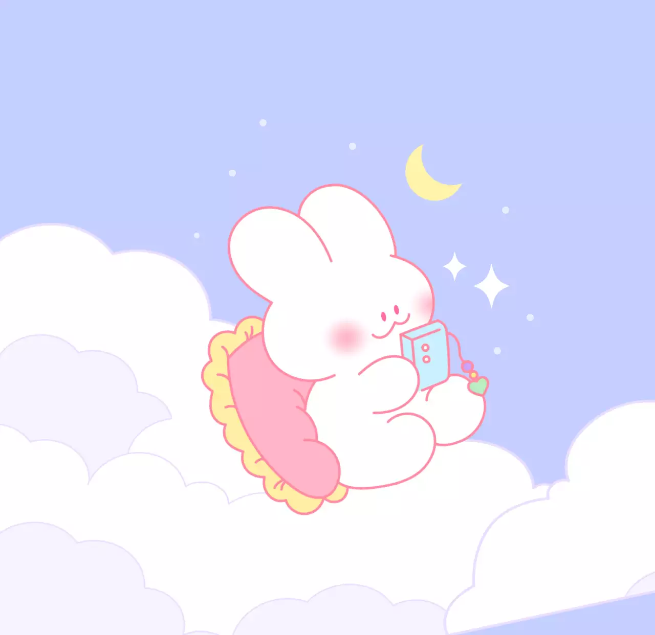 Le joli design quotidien du lapin et de l'écureuil