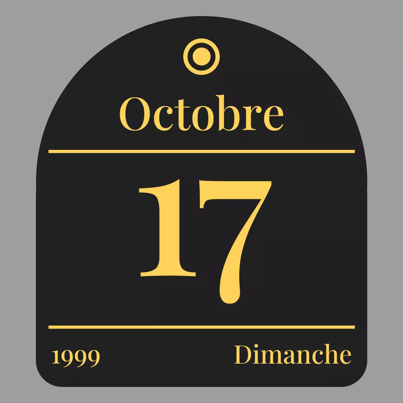 Conception de type calendrier qui vous permet d'insérer la date de votre choix