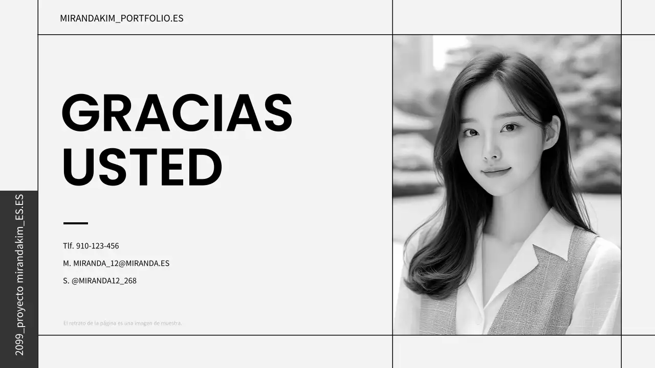 Carpeta en blanco y negro para principiantes avanzados