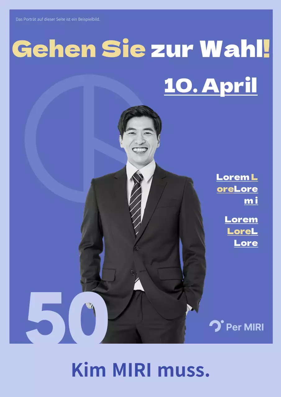 Förderung der Broschüre zur Parlamentswahl von Yonborra