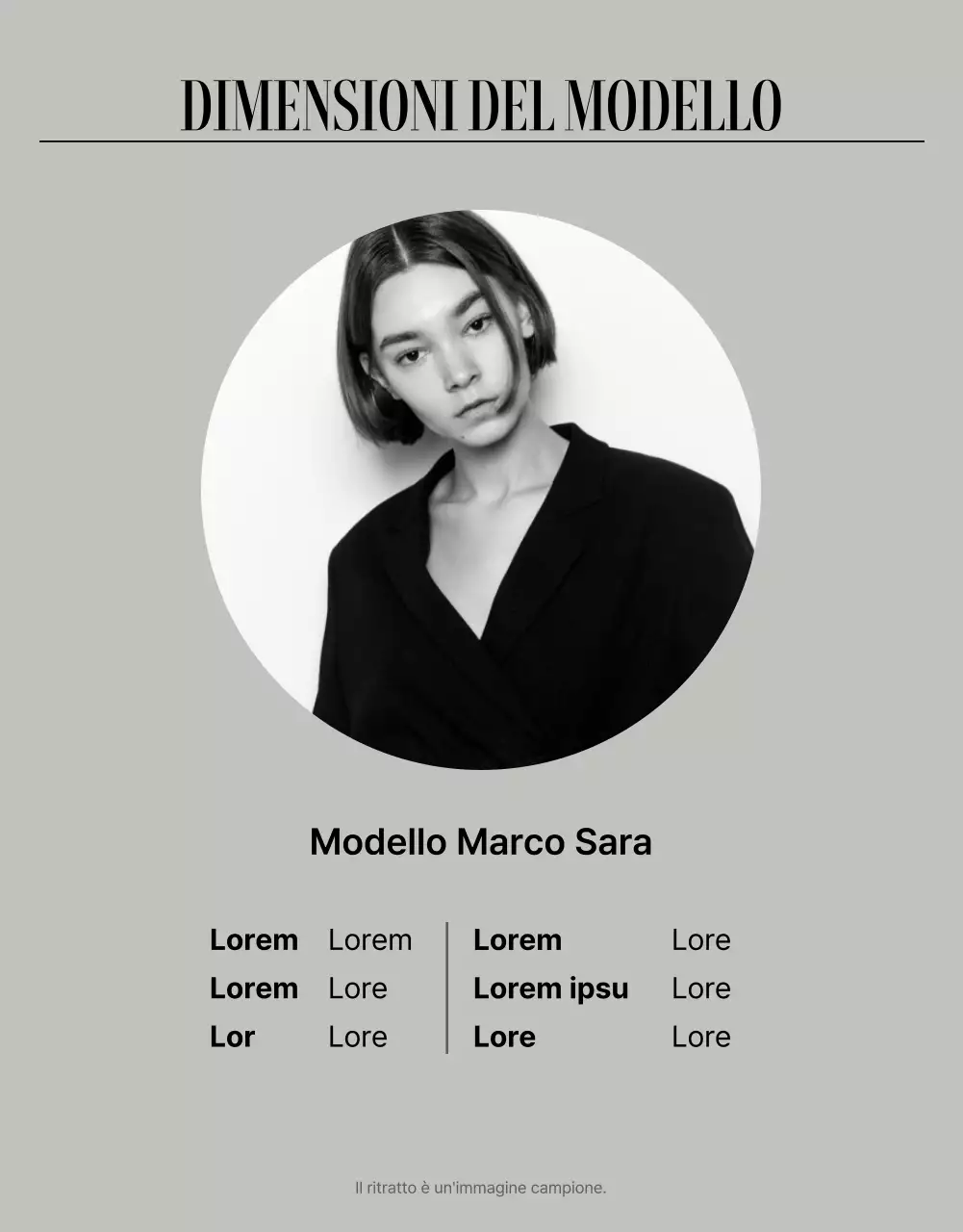 Pagina di dettaglio della moda moderna in beige