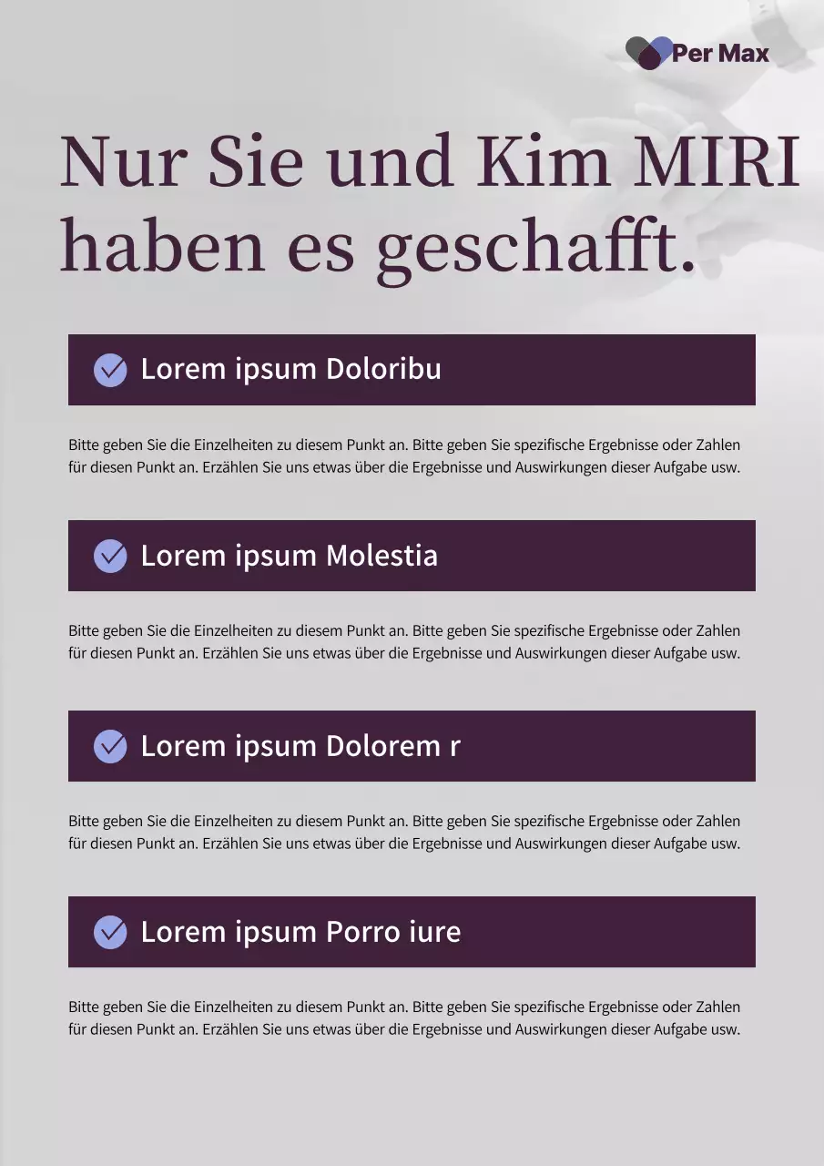 Förderung eines einfachen Wahlkandidaten in Lila