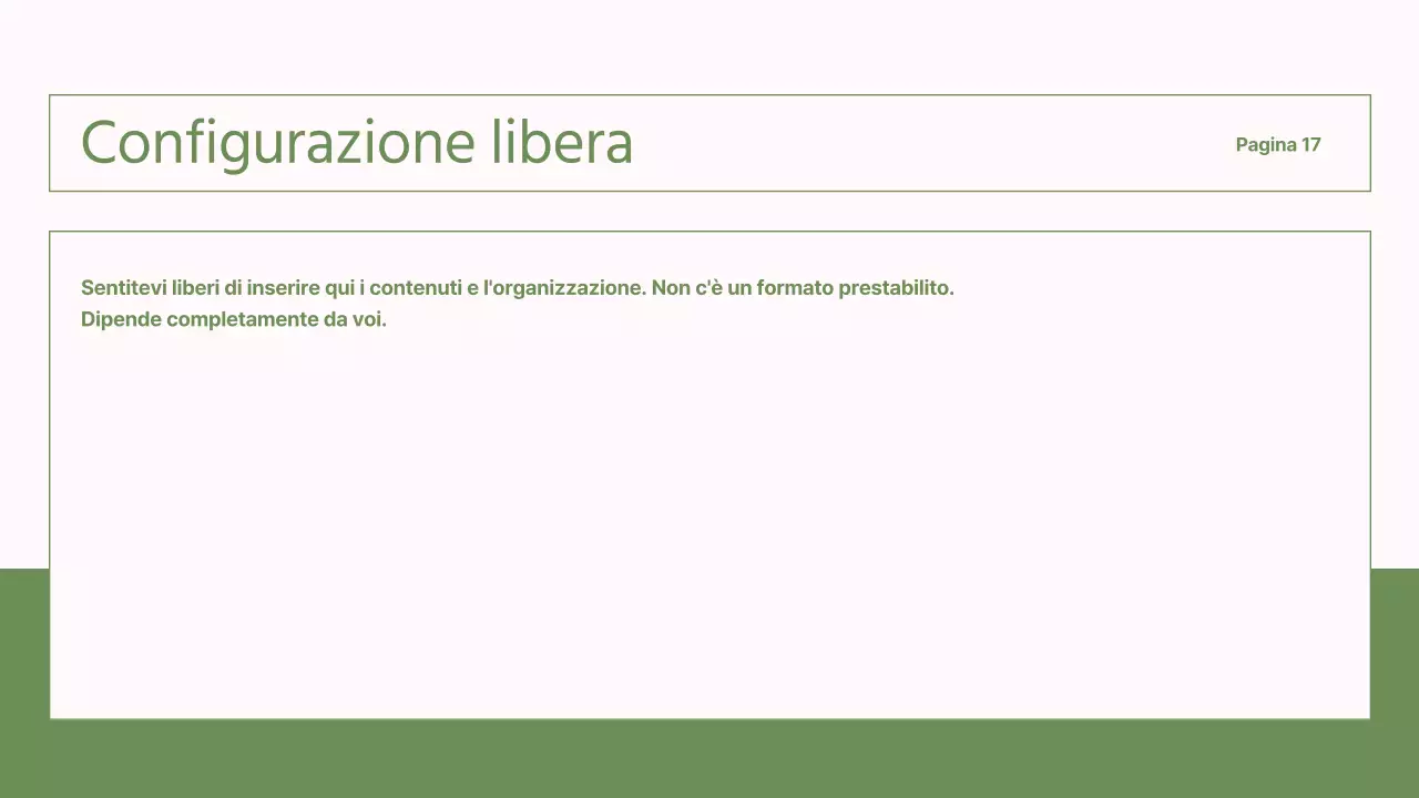 Rapporti semplici, verdi e rosa per le ONG