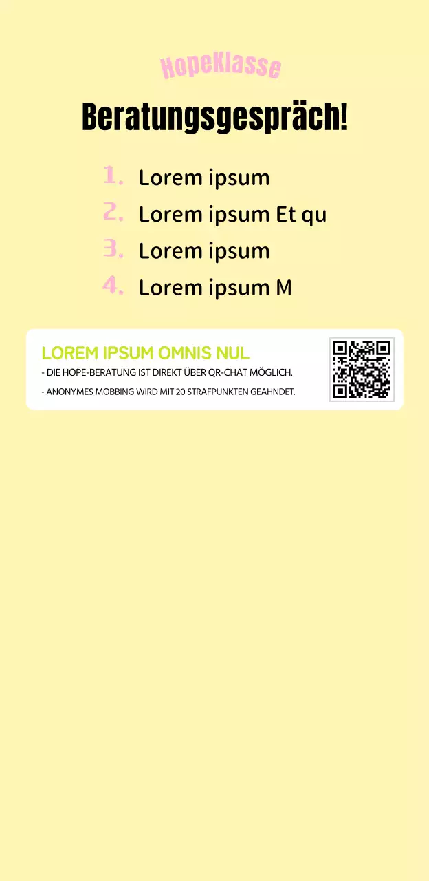 Schulberatungszentrum in gelb