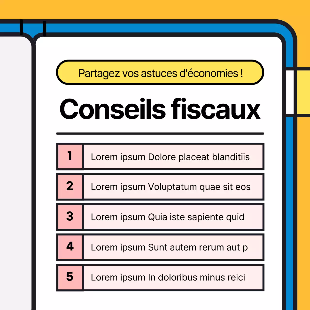 Un fisc bleu et jaune en peluche et un coup d'œil rapide à votre feuille d'impôt
