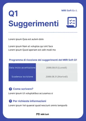 Annunciamo il nostro calendario di presentazione della tendenza blu e bianca