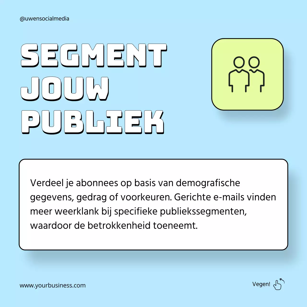 Oranje en neon geometrische e-mailmarketing strategiegids