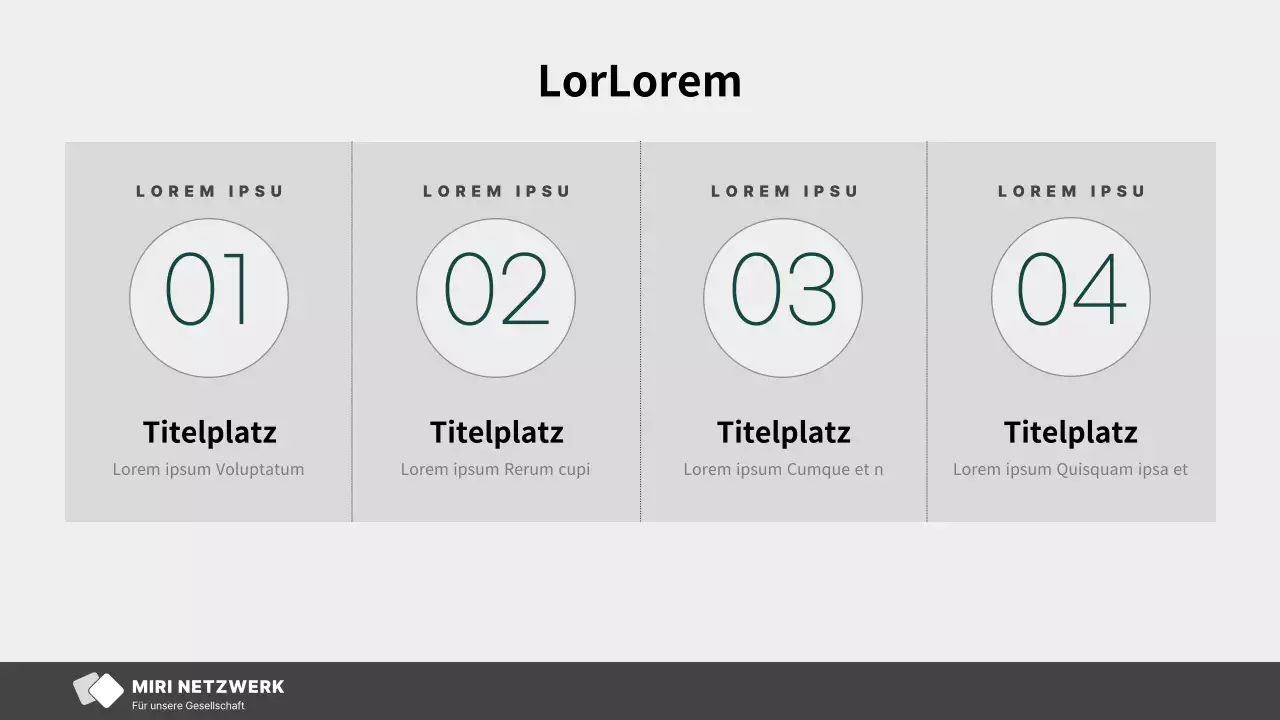 Einfache, grau-weiße Berichte für NGOs