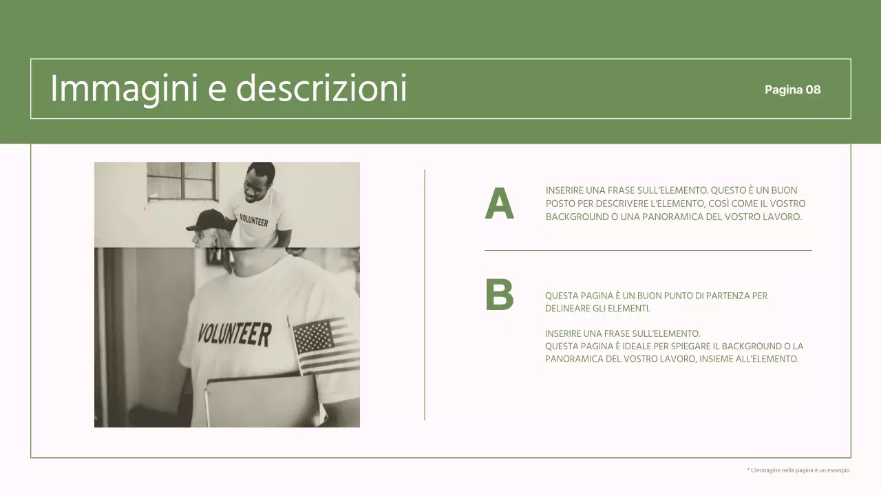 Rapporti semplici, verdi e rosa per le ONG