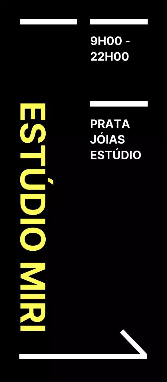 Guia de localização do Black Yellow Point Studio