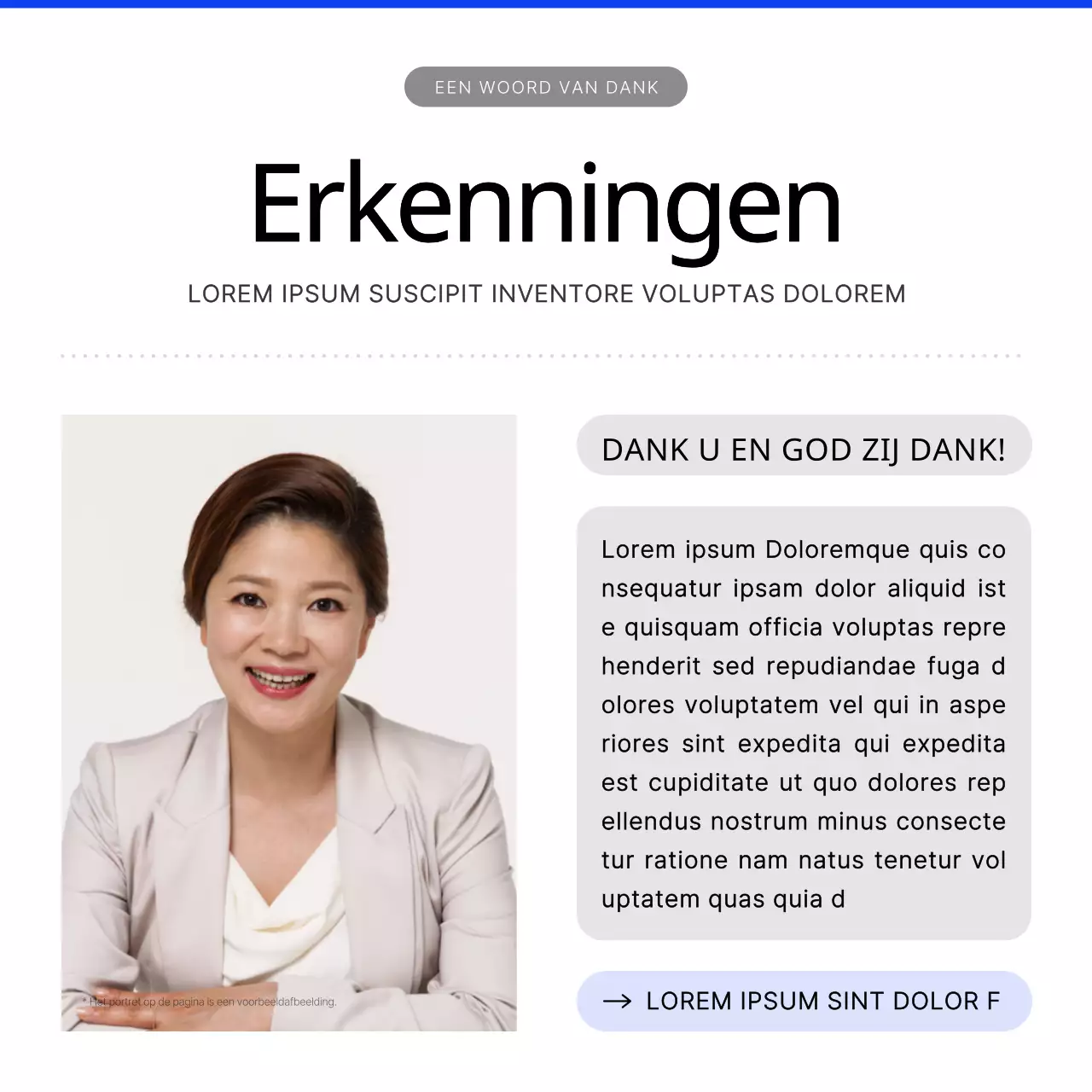 Een moderne fondsenwervingsgids in blauw en wit