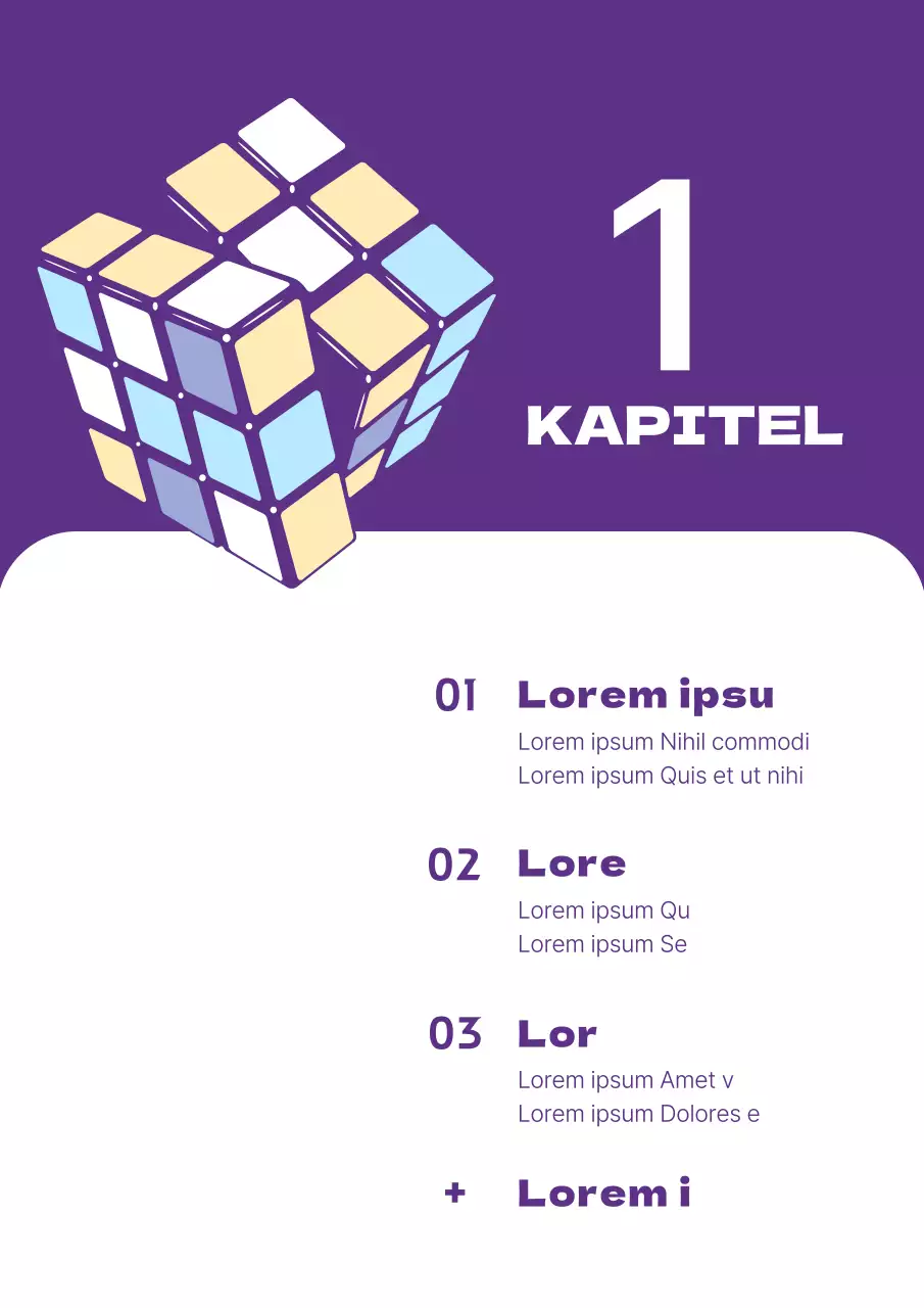 Minimalistische lila und weiß Sekundarstufe Mathematik Prüfung Buchdeckel