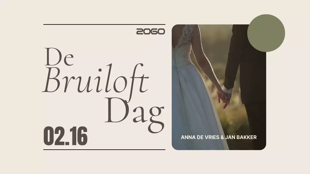 Een eenvoudig, makkelijk te maken beige aperitiefvideo