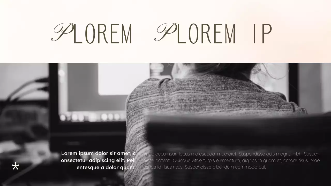 Elegante kreative Designmappe in Beige und Khaki