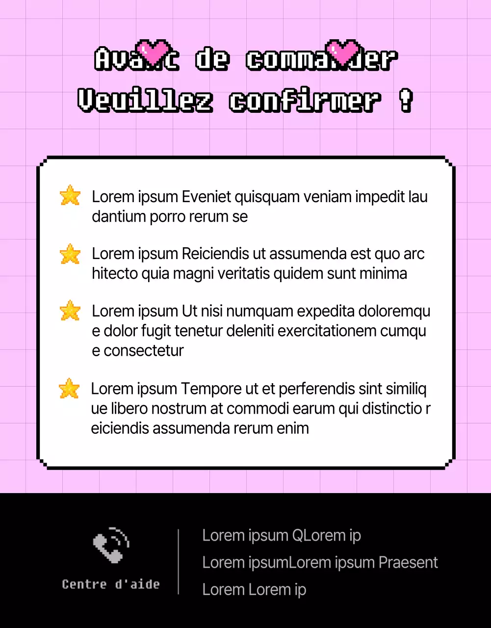 Promotion d'emploi offshore cybercool en violet et rose