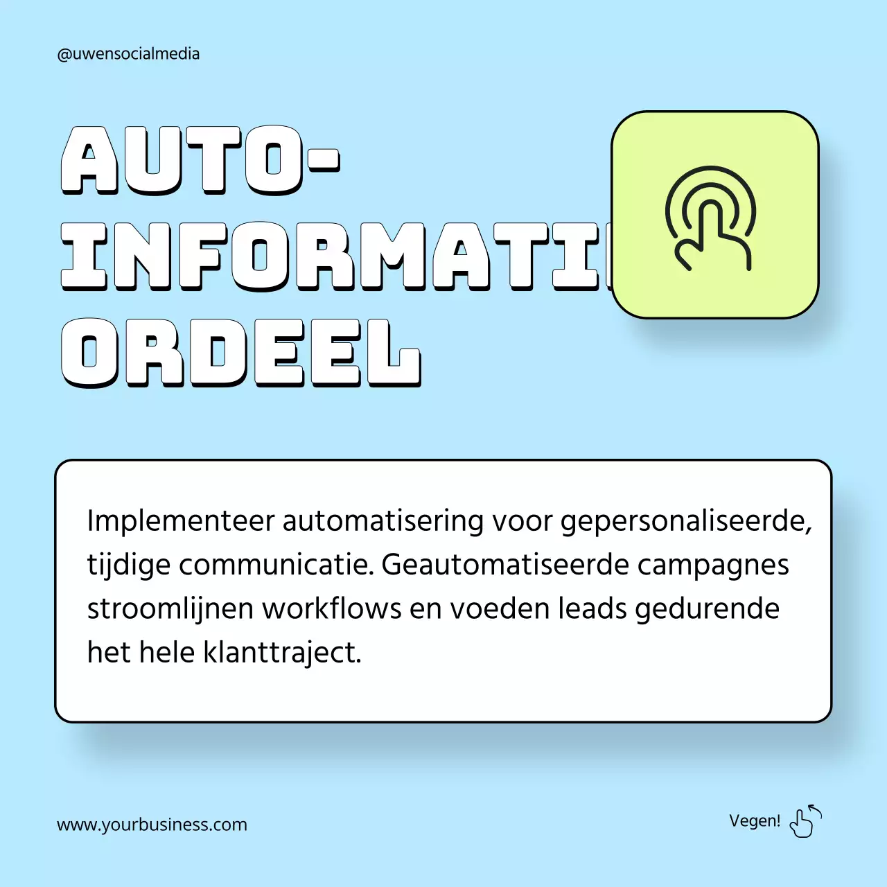 Oranje en neon geometrische e-mailmarketing strategiegids