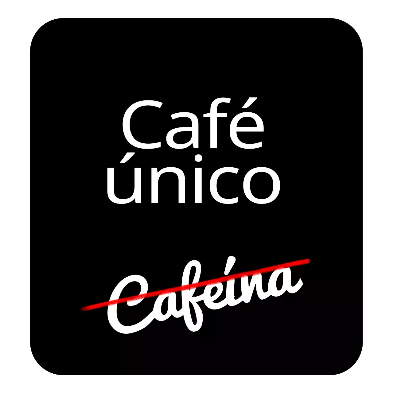 Para promover um café com um conceito de letras