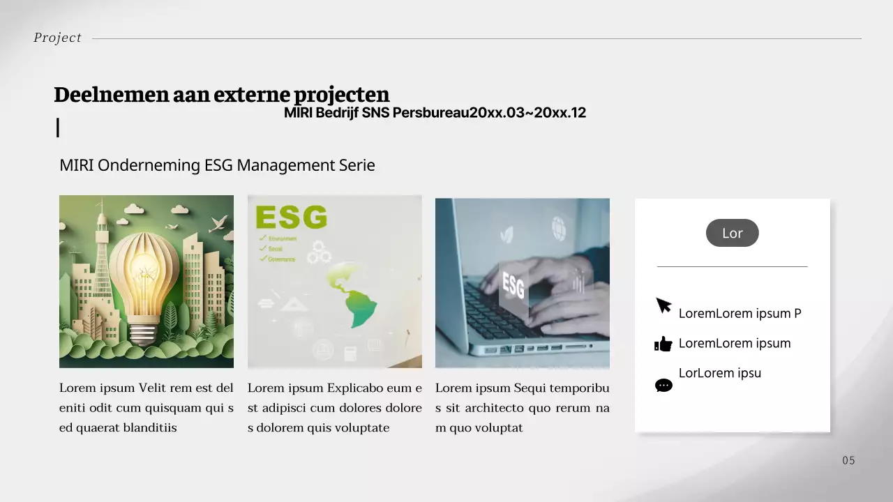 Een eenvoudige, grijze sollicitatiebrief