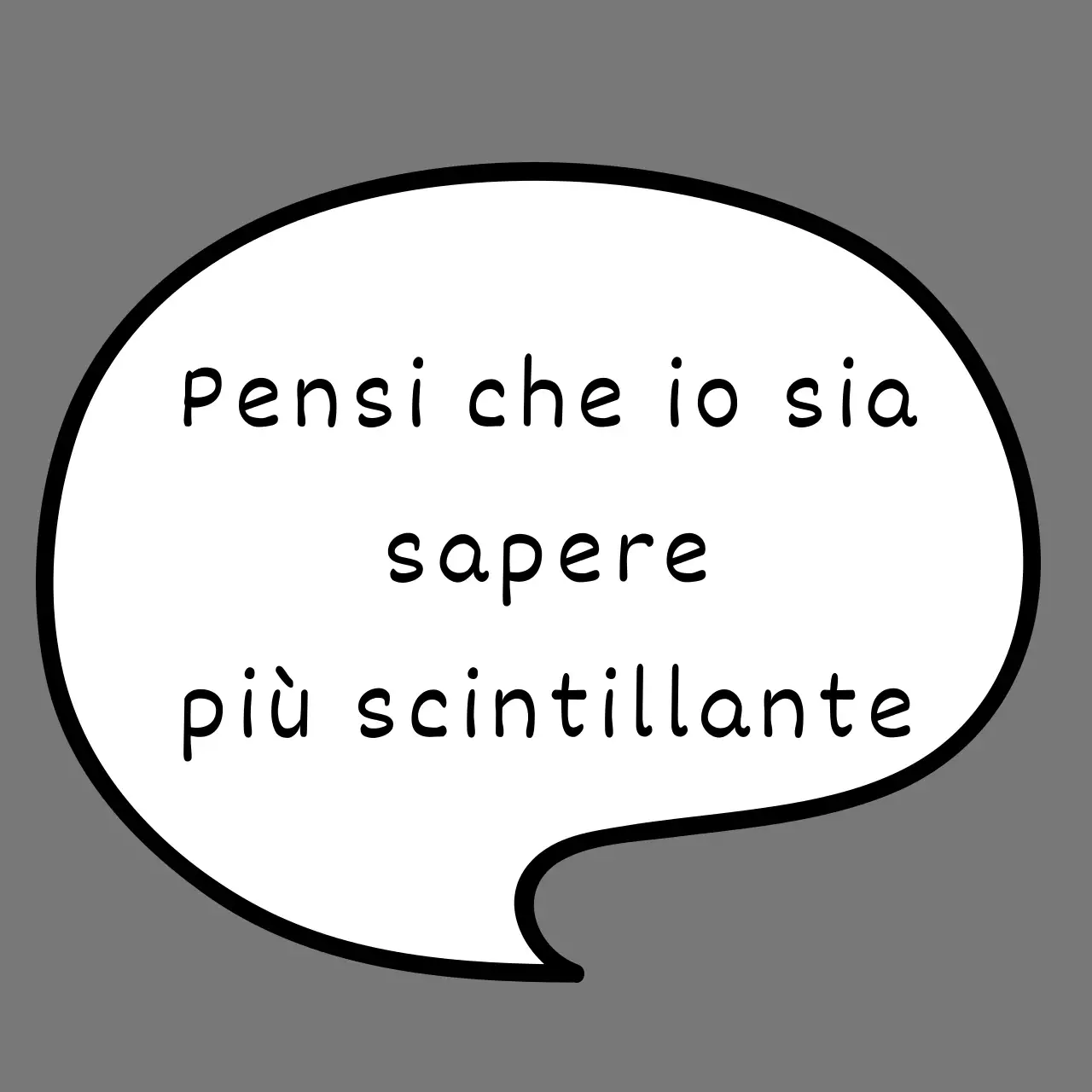 Design umoristico con bolle vocali