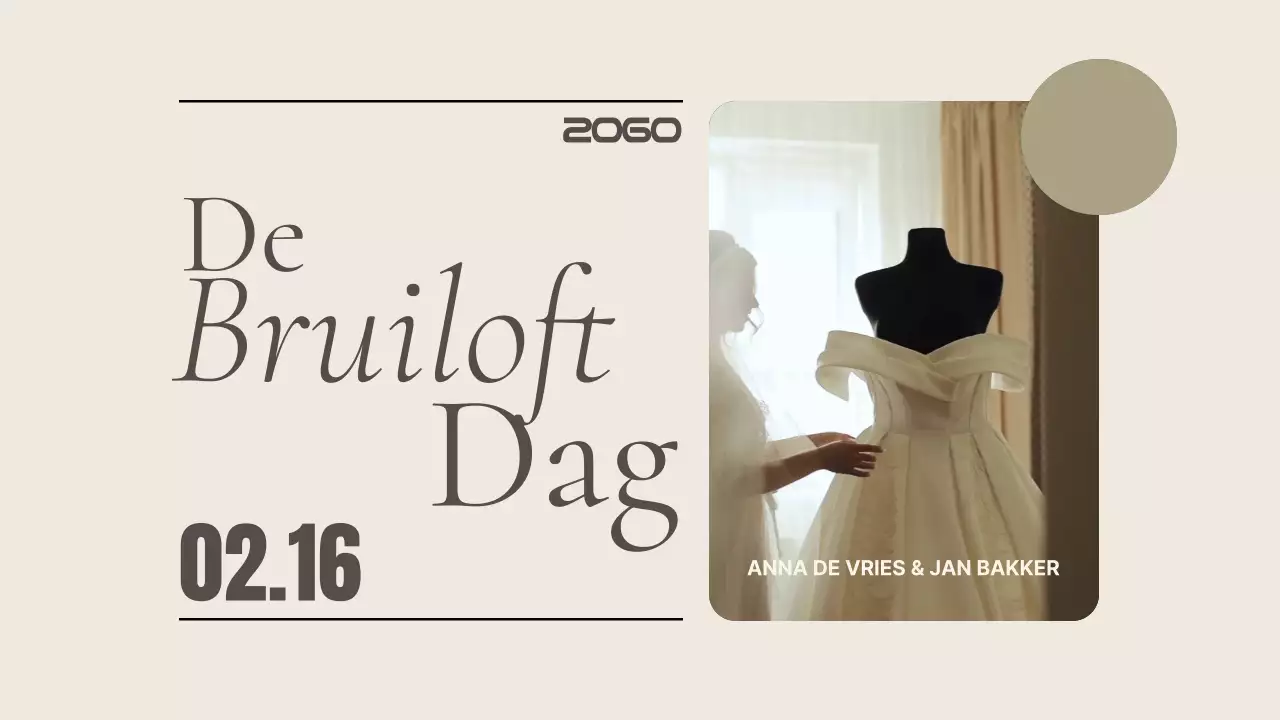 Een eenvoudig, makkelijk te maken beige aperitiefvideo