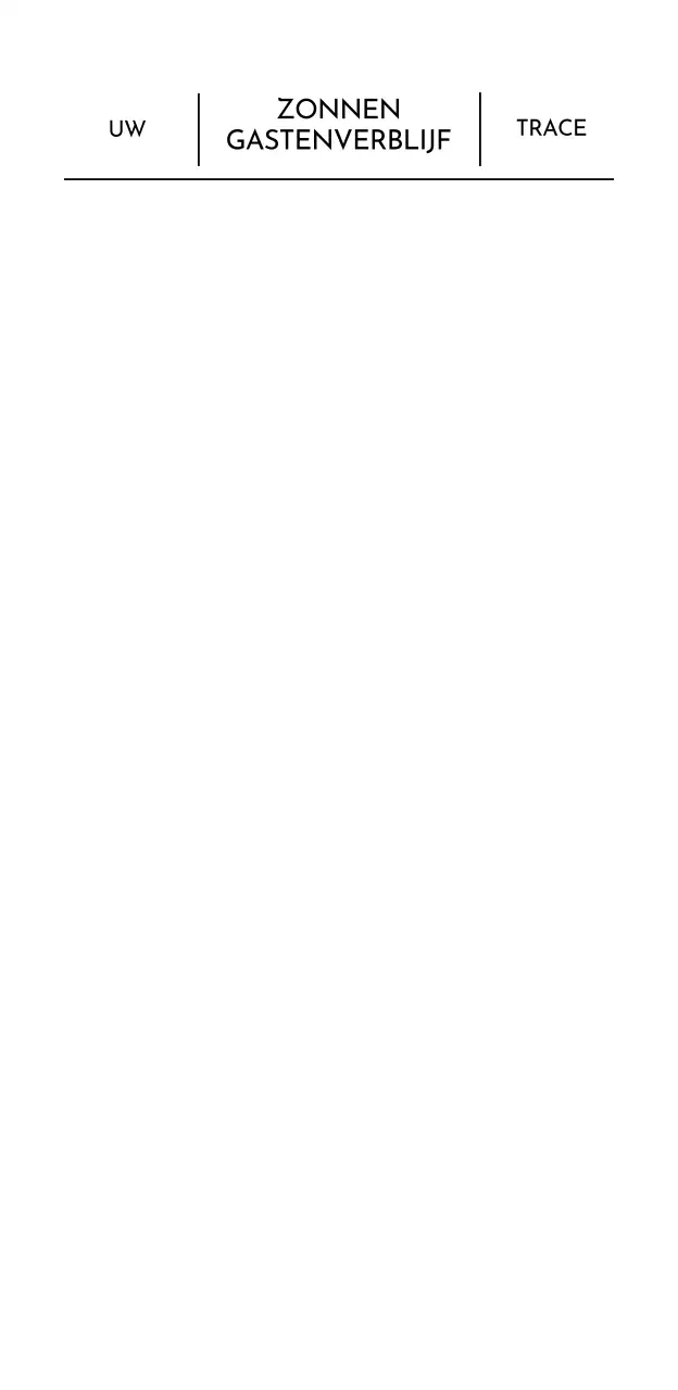 Rustig hotel concept ontwerp met alleen typografie