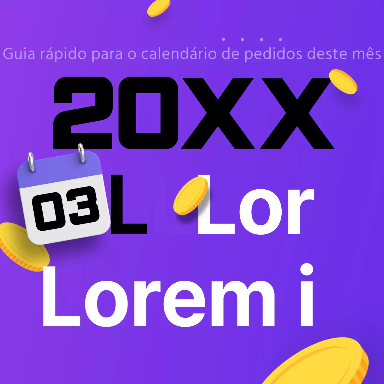 Anúncios do calendário de apresentação de impostos destacados a roxo