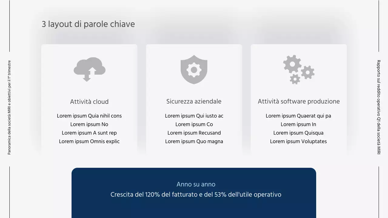Rapporti di lavoro moderni in grigio e blu
