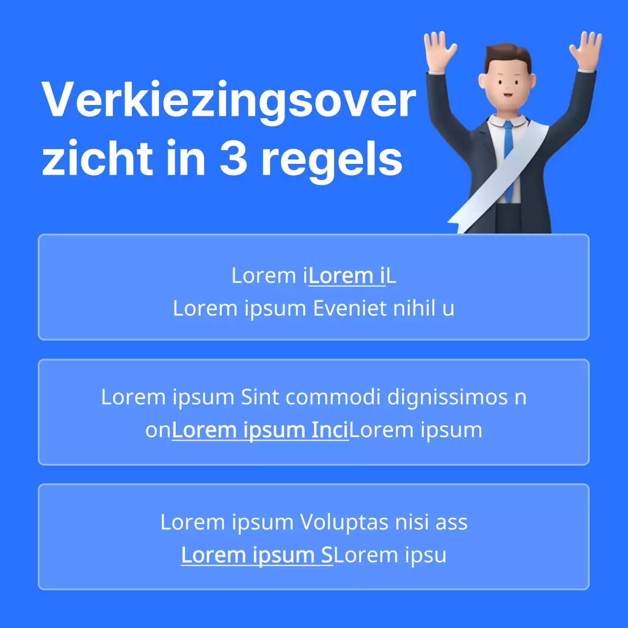 Wat je moet weten over de blauw-witte verkiezing