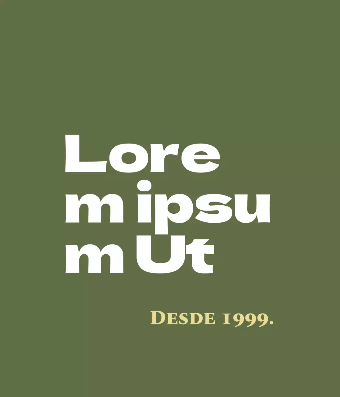 Mercancía de cafetería con un concepto de letras