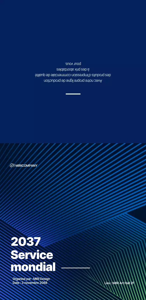 Promouvoir les séminaires d'entreprises dans les dégradés de marine