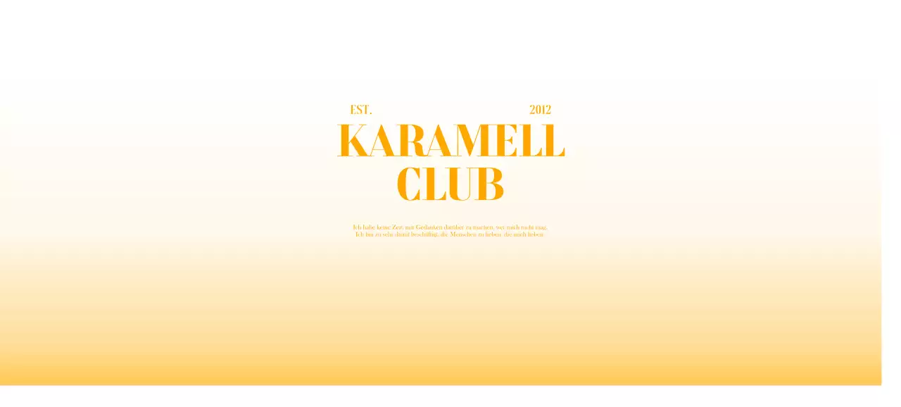 Eindrucksvolles Design mit geschmackvollen Farbverläufen und typografischer Platzierung