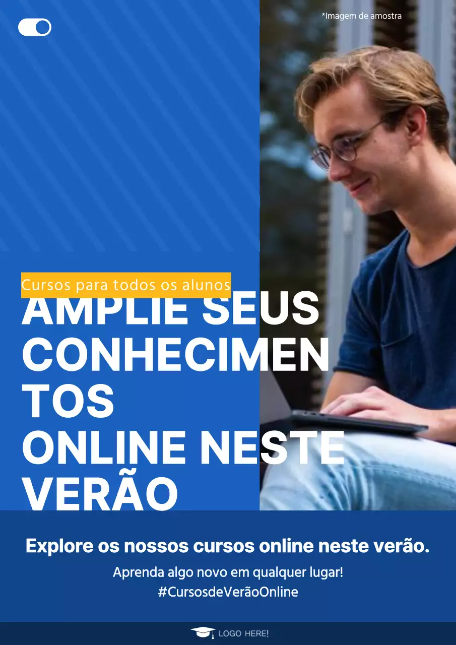 Convite para o Workshop de verão de Geometria Azul e Amarela