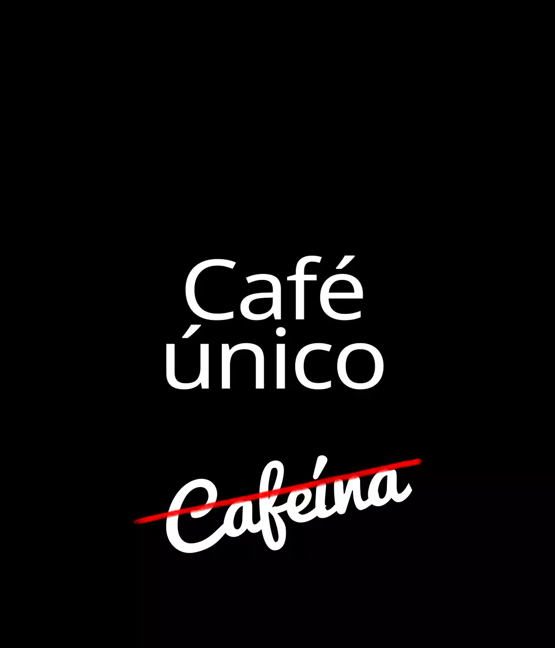Para promover um café com um conceito de letras