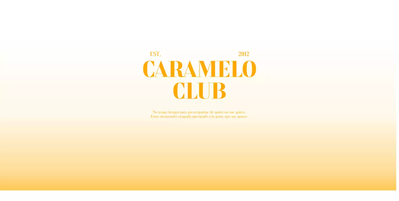 Impresionante diseño con degradados de buen gusto y colocación de tipografía