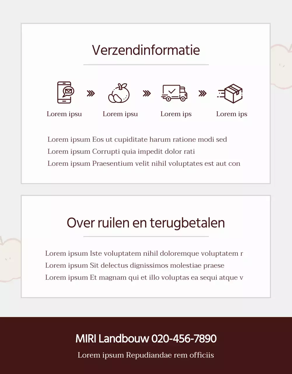 De verkoop van rode en grijze natuurconceptappels bevorderen