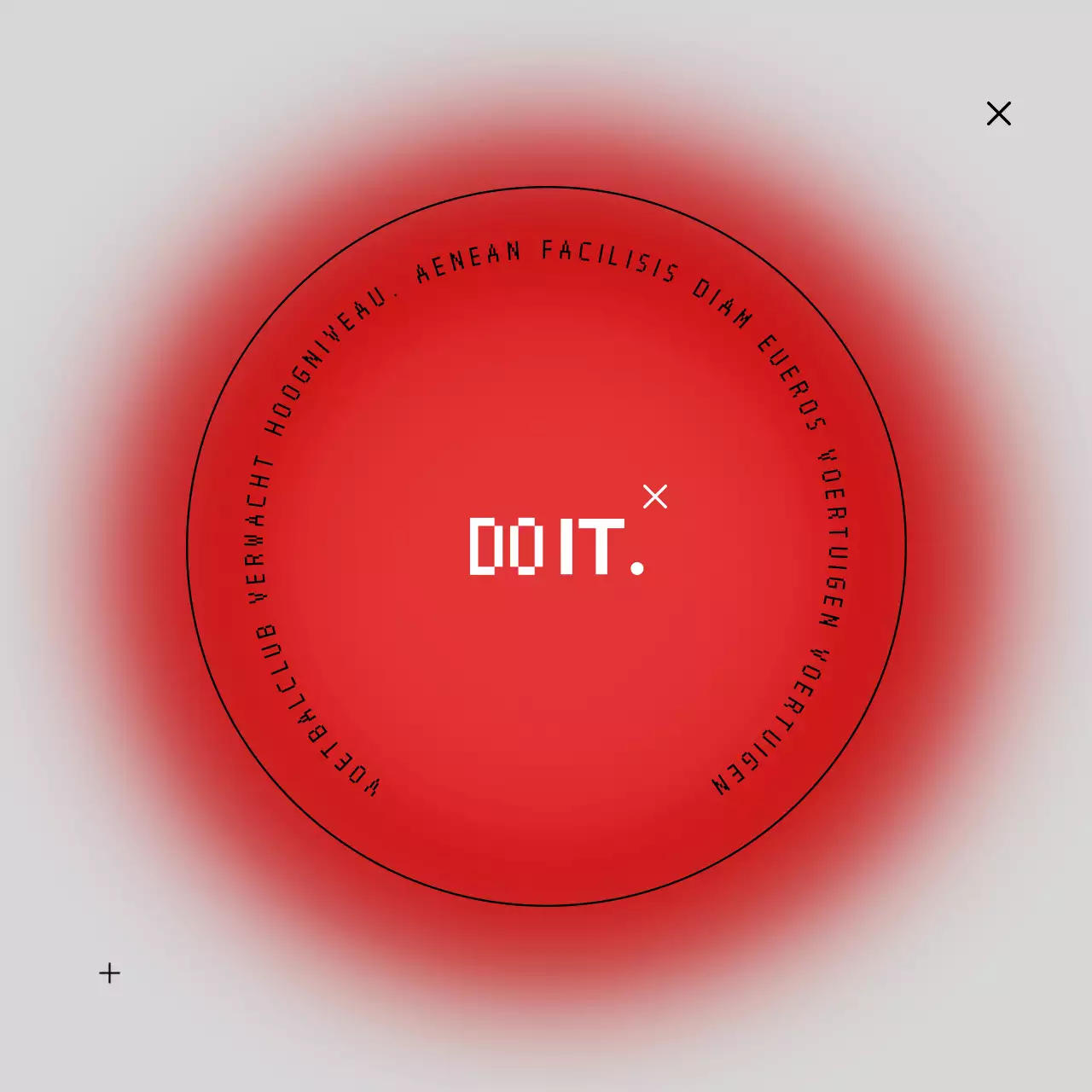 Trendy kennisgevingen met meerdere pagina's in zwart en rood