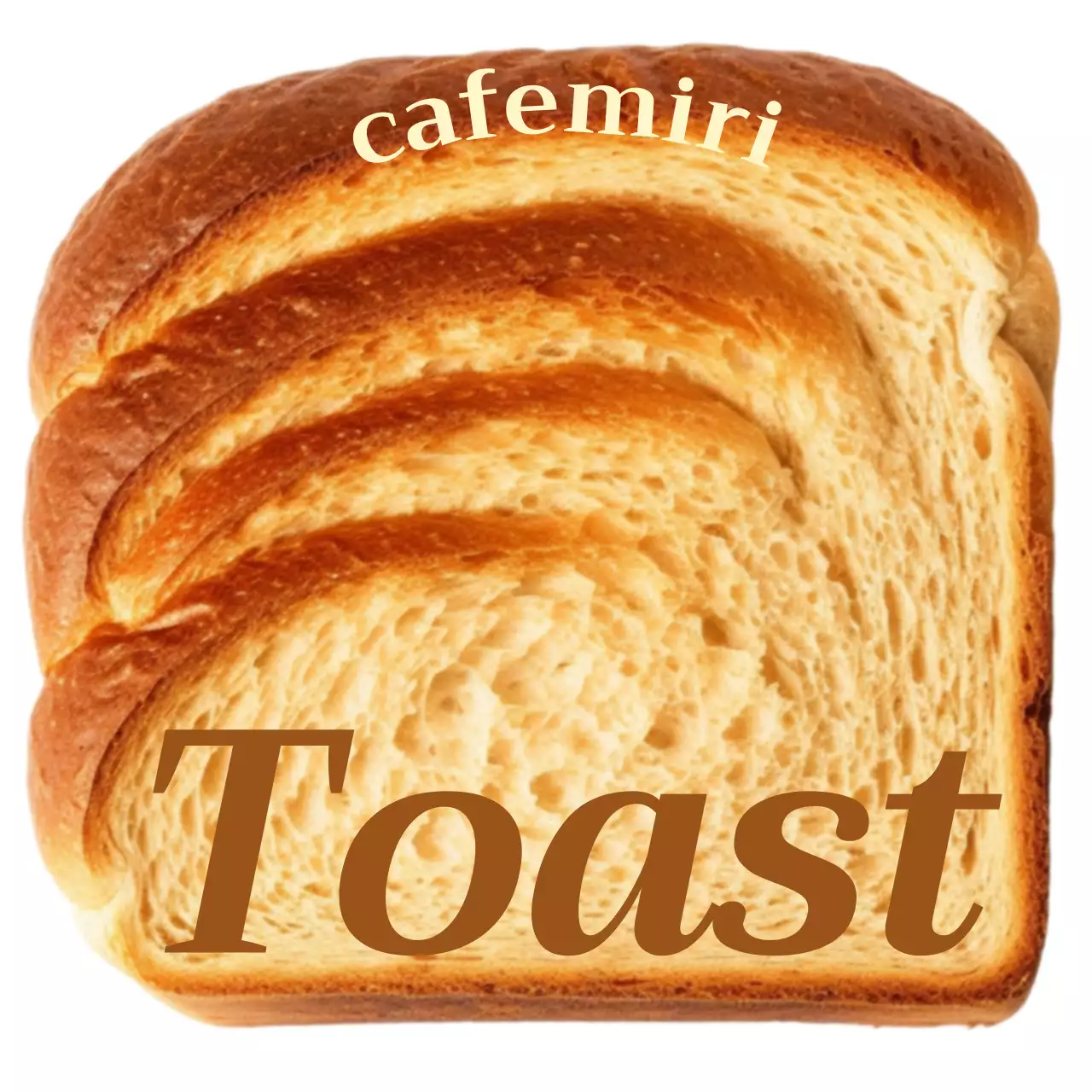 Cafe promotional merchandise with the image of delicious bread