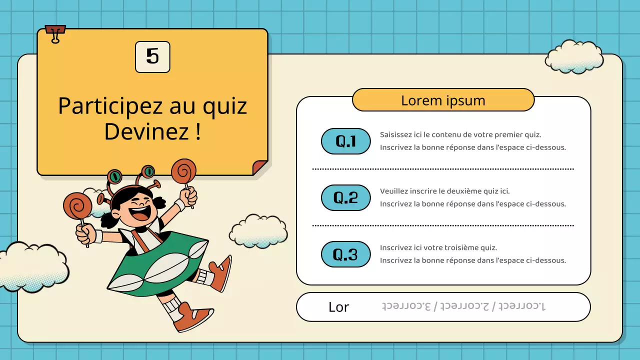 Plans de cours vintage pour enfants en vert et jaune