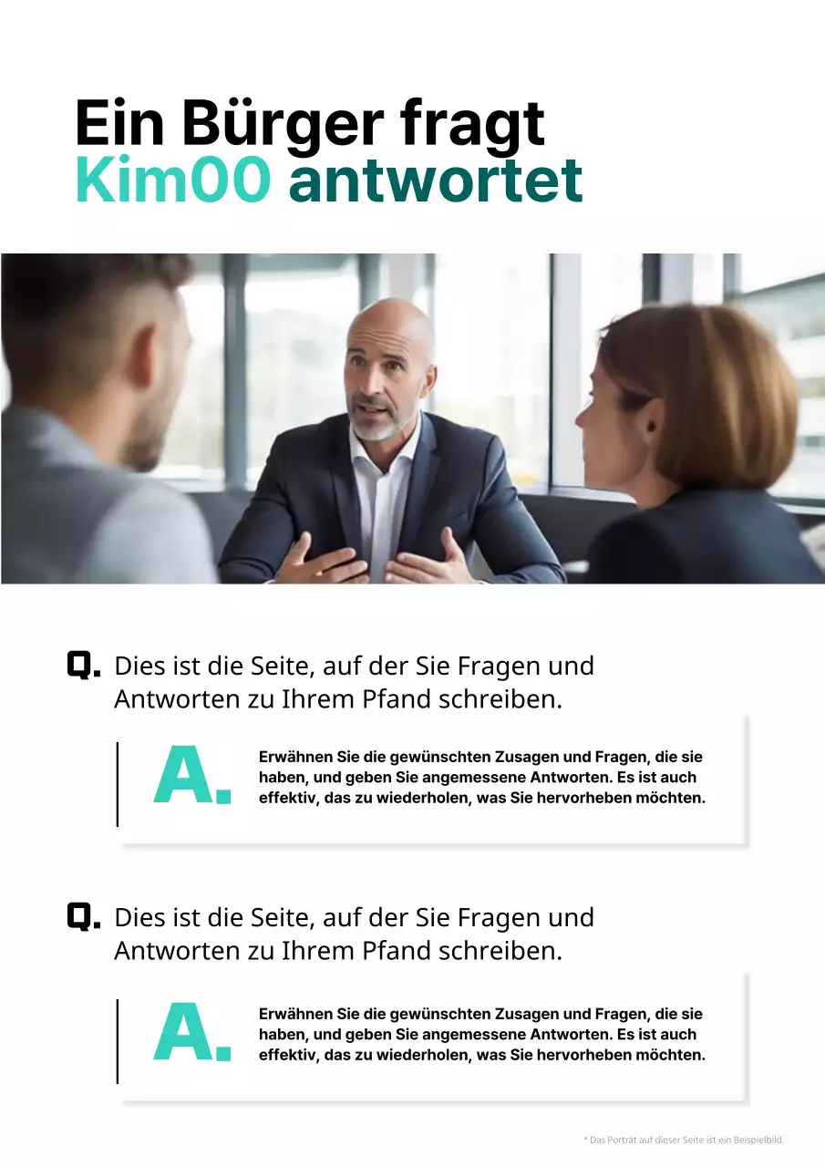 Förderung von grün-weißen Wahlbroschüren