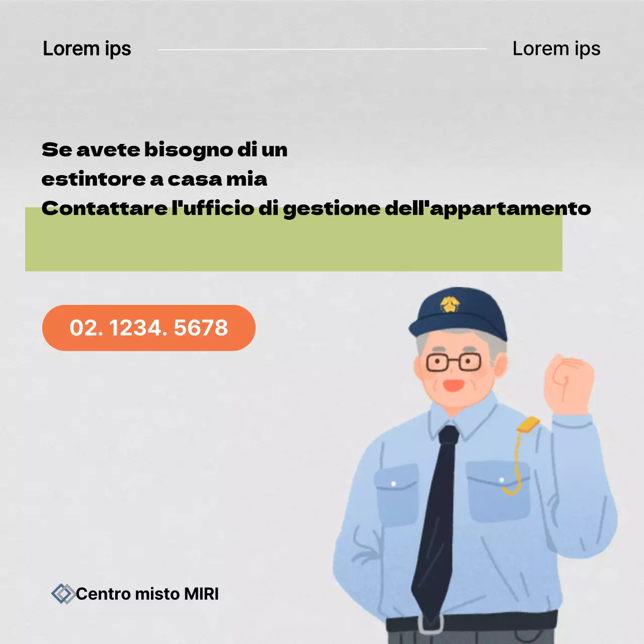 Bollettini di preparazione all'evacuazione degli incendi di tendenza in arancione e verde