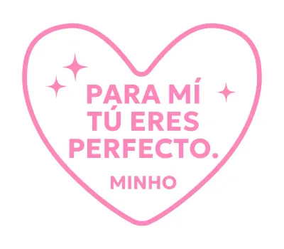 Diseñado con un bonito texto